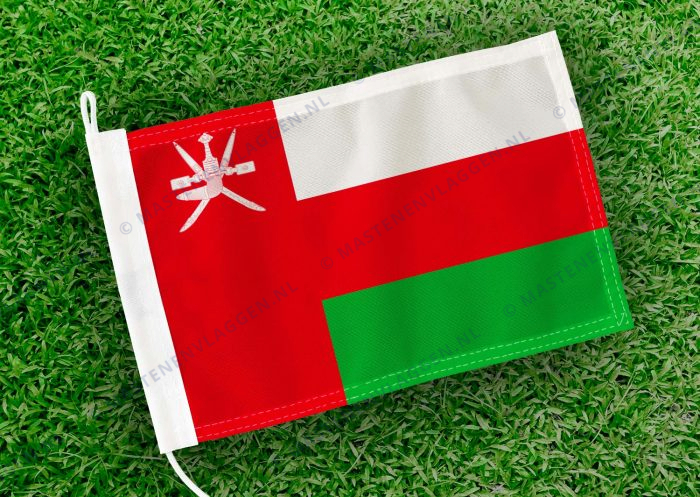 Caravan vlaggetje Oman Bootvlag