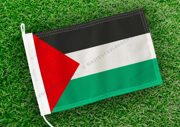 Caravan vlaggetje Palestina Bootvlag
