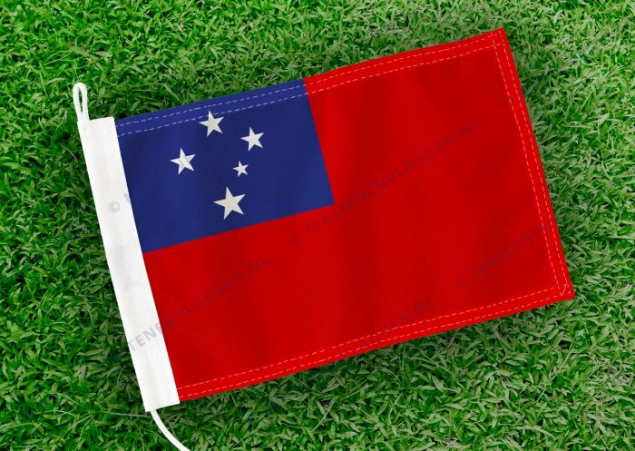 Caravan vlaggetje Samoa Bootvlag