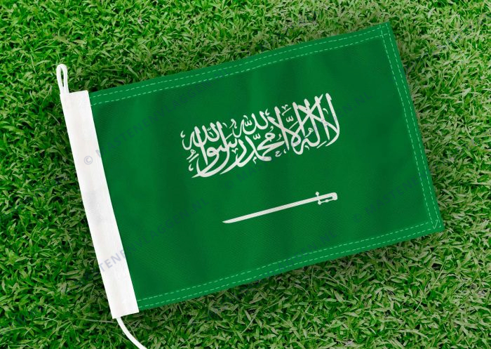 Caravan vlaggetje Saoedi-Arabië Bootvlag