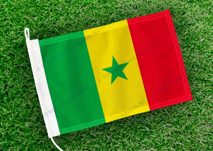 Caravan vlaggetje Senegal Bootvlag