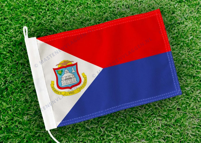 Caravan vlaggetje Sint Maarten Bootvlag