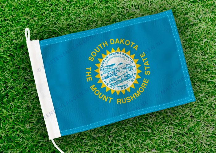 Caravan vlaggetje South Dakota Bootvlag