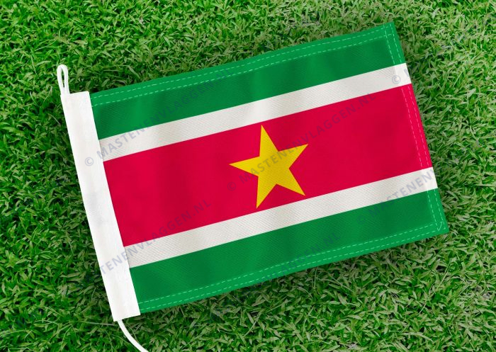 Caravan vlaggetje Suriname Bootvlag