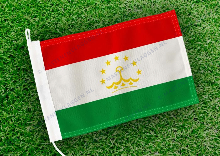 Caravan vlaggetje Tadzjikistan Bootvlag