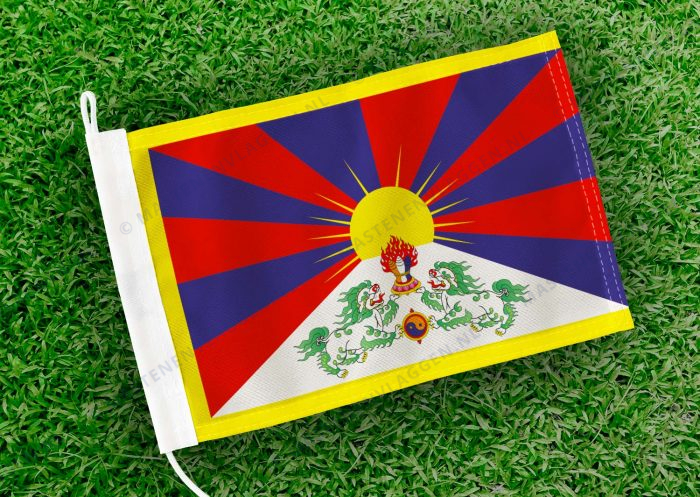 Caravan vlaggetje Tibet Bootvlag