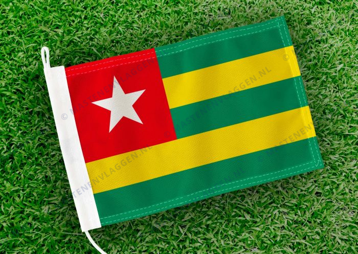 Caravan vlaggetje Togo Bootvlag