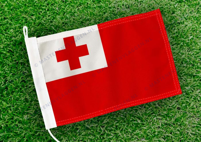 Caravan vlaggetje Tonga Bootvlag