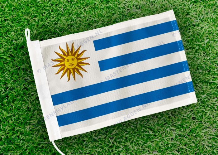 Caravan vlaggetje Uruguay Bootvlag
