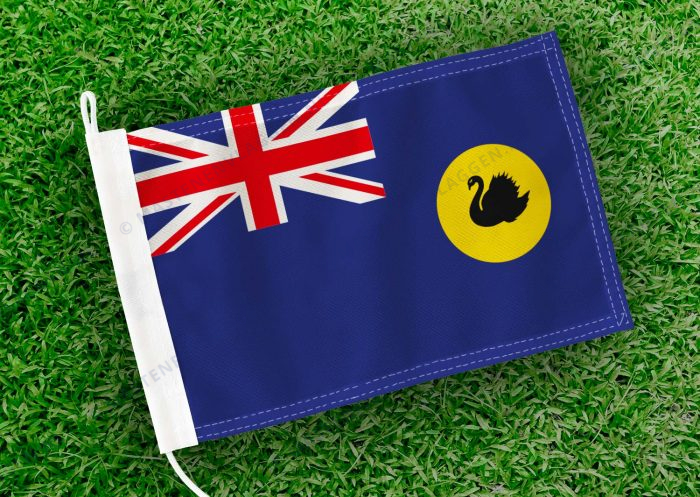 Caravan vlaggetje West-Australie Bootvlag