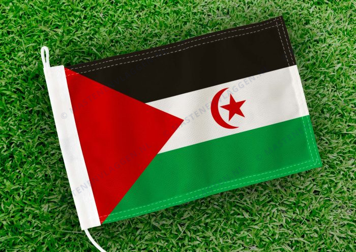 Caravan vlaggetje Westelijke Sahara Bootvlag