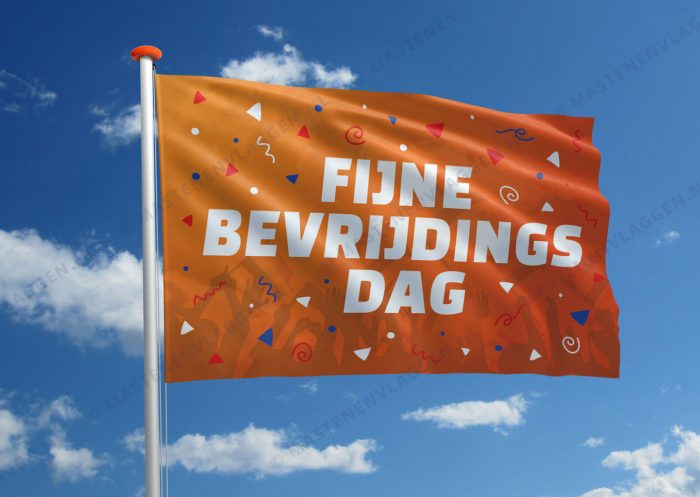 Vlag Fijne Bevrijdingsdag